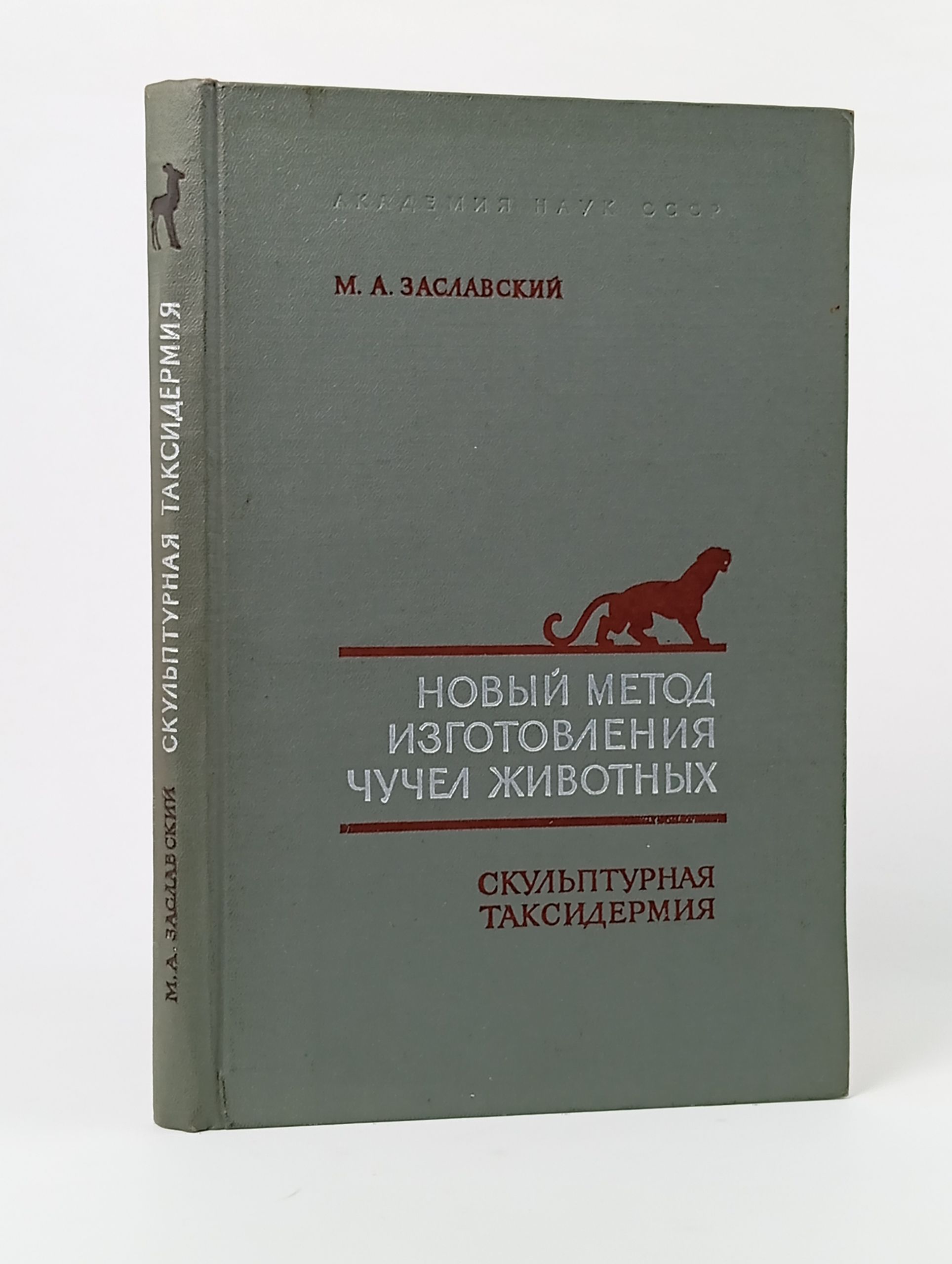 Обложка: Новый метод изготовления чучел животных. Скульптурная таксидермия
