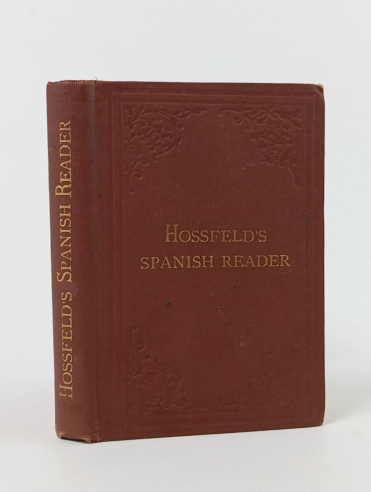 Обложка: Hossfeld's Spanish Reader (испанская хрестоматия / книга для чтения по методу Хоссфельда)