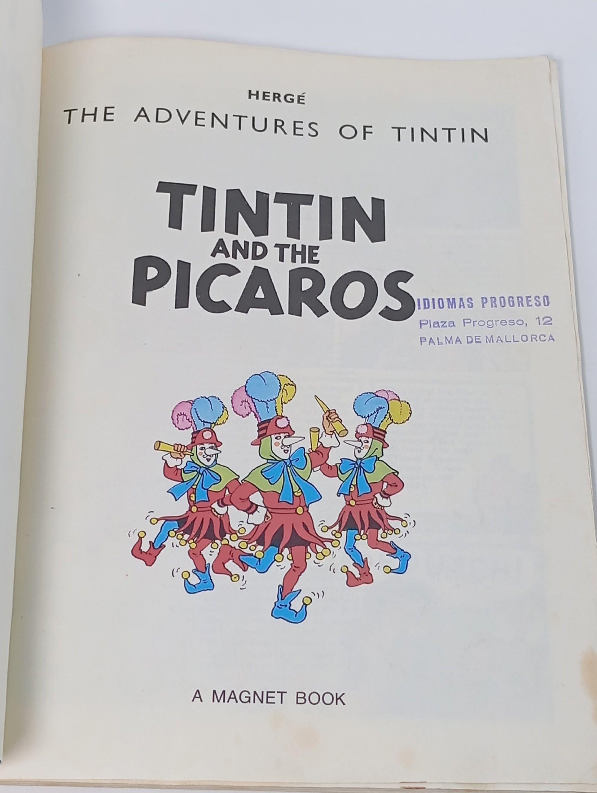 Tintin and the Picaros / Книга на Английском Herge